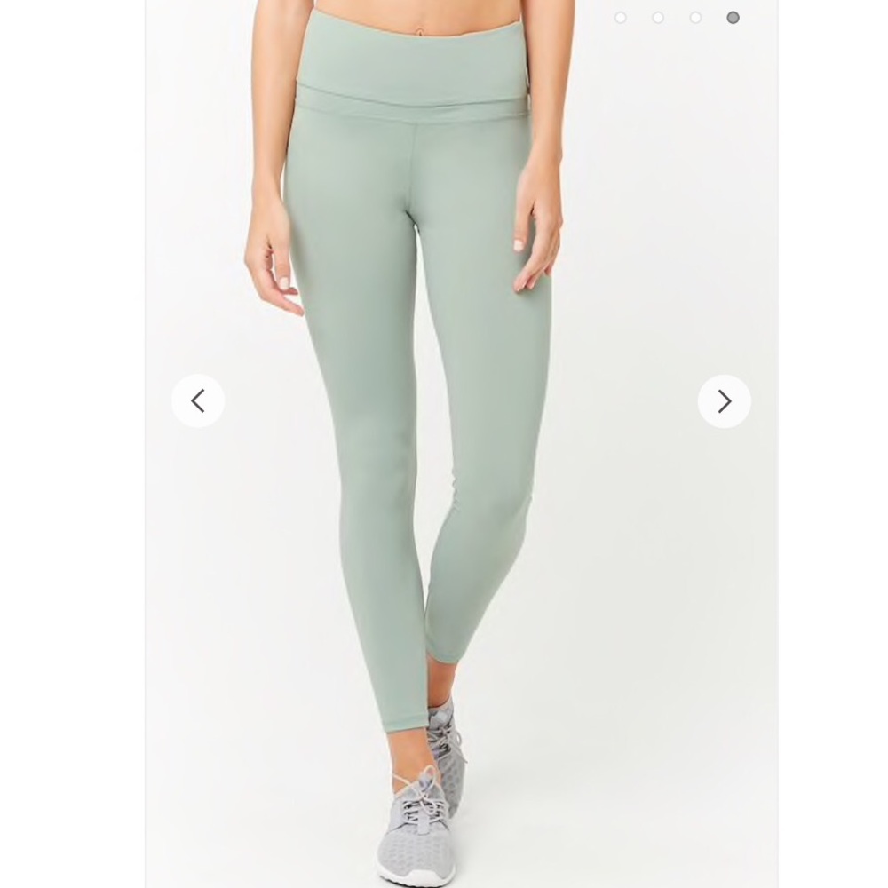 Active High Wasted Leggings Olive